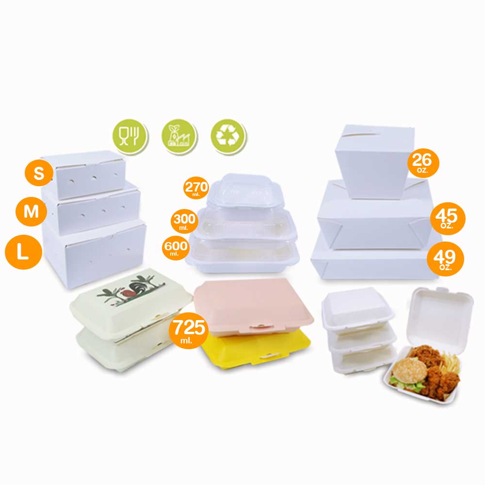 กล่องกระดาษใส่อาหาร / กล่องข้าว